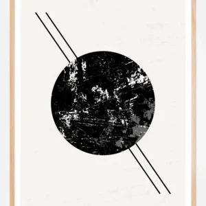Abstract Circle III Poster (21x29.7 cm (A4)) Réduction