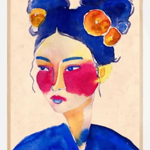 Asian Girl Poster (21x29.7 cm (A4)) Commander Vite