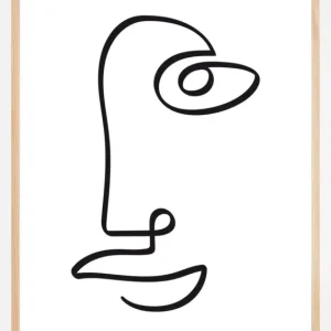 Achetez Aujourd’hui Face Line II Poster (21x29,7 cm (A4))