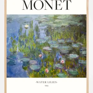 Water Lilies 1915 Poster (21x29.7 cm (A4)) Must-Have
