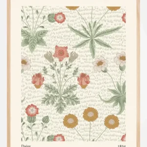 William Morris - Daisy 4 Poster (21x29.7 cm (A4)) Retour Gratuit