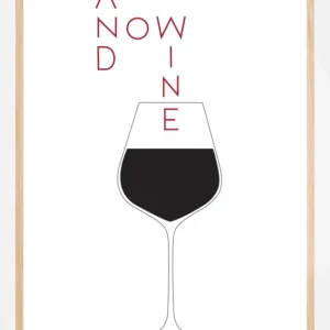 And Now Wine Poster (21x29.7 cm (A4)) Petit Prix