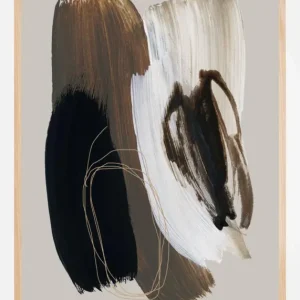 Abstract Brush Strokes 108X Poster (21x29.7 cm (A4)) Populaire
