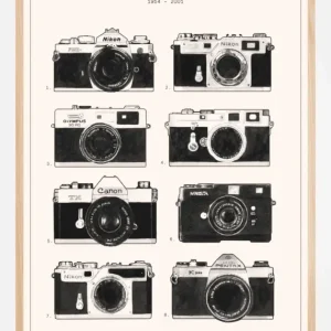 Appareils Photographiques Poster (21x29.7 cm (A4)) Expédié Aujourd’hui