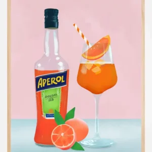 Aperol Spritz Poster (21x29.7 cm (A4)) Commander Maintenant