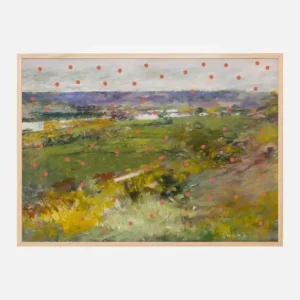 Usine Directe Landscape and Dots Poster (21x29.7 cm (A4))