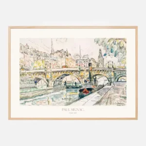 Tugboat At the Pont Neuf Poster (21x29.7 cm (A4)) Acheter Direct