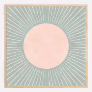 Top Vente Soft Beige Circle Poster (30x30 cm)