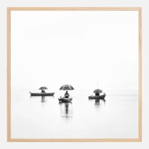 Usine Directe Fishermen's world Poster (30x30 cm)