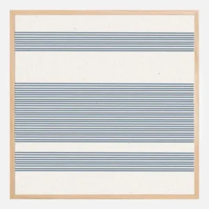 Usine Directe Simple Blue Lines Pattern Poster (30x30 cm)