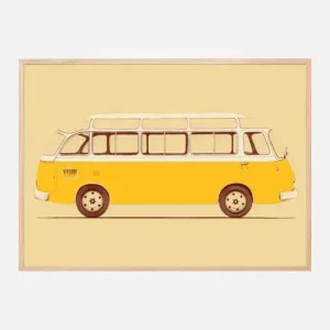 Acheter En Ligne Yellow Van Poster (21x29.7 cm (A4))