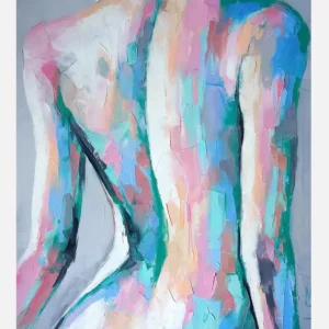 Back Painting Canvasprint (30x40 cm) Prix Promo