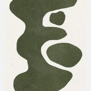 Offre Limitée Abstract Retro Shapes Canvasprint (30x40 cm)