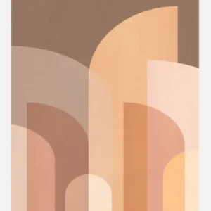 Retro Geometric II Canvasprint (30x40 cm) Commande En Gros