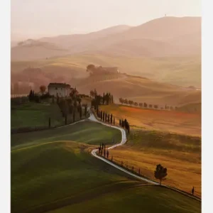 Val D'orcia Canvasprint (30x40 cm) Usine Directe