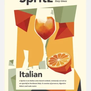 Aperol Spritz Print Canvasprint (30x40 cm) Offre Spéciale