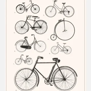 Bicyclettes Canvasprint (30x40 cm) Meilleur Choix