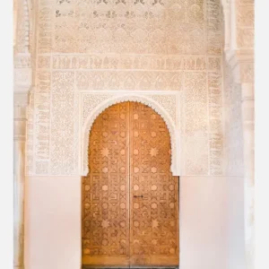 Alhambra Door Canvasprint (30x40 cm) Réduction