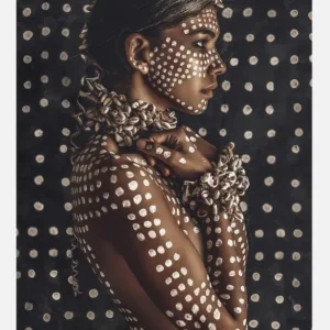 Aboriginal Body Art II Canvasprint (30x40 cm) Acheter En Ligne