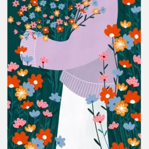 Achat Immédiat Wildflower Garden Canvasprint (30x40 cm)