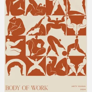 Body Of Work (terracotta) Canvasprint (30x40 cm) Seulement Aujourd’hui