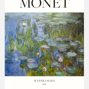 Water Lilies 1915 Canvasprint (30x40 cm) Meilleur Choix