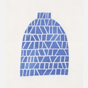 Vente Flash Linocut Vase #5 Canvasprint (30x40 cm)