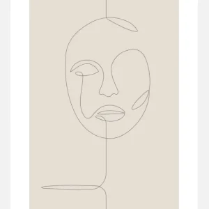 Twiggy Canvasprint (30x40 cm) Dernière Chance