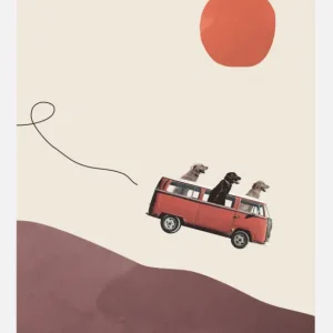 Adventure Gang Canvasprint (30x40 cm) Top Vente