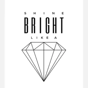 Achetez Aujourd’hui Shine Bright Like A Diamond Canvasprint (30x40 cm)