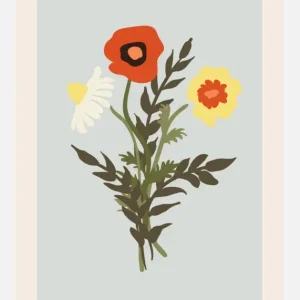 Achetez Aujourd’hui Flower Market Porto Canvasprint (30x40 cm)