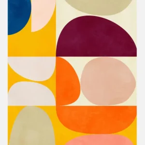 Vivid Bauhaus2 Canvasprint (30x40 cm) Populaire