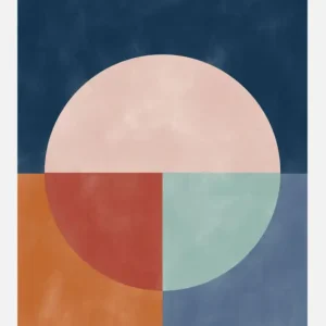 3x4 Aspectratiobluerust35 Canvasprint (30x40 cm) Pas Cher