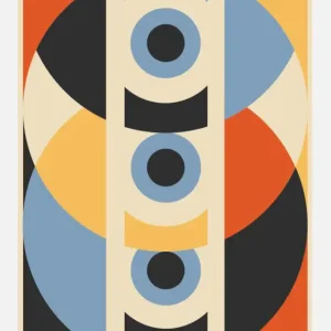 Authentique Geometric Pattern Canvasprint (30x40 cm)