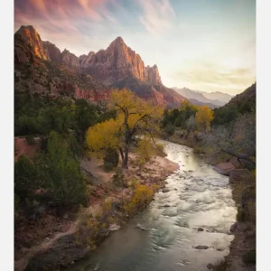 Zion National Park Canvasprint (30x40 cm) Réduction