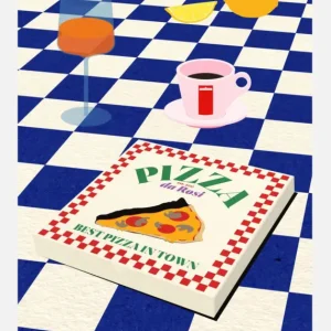 The Italian Menu Canvasprint (30x40 cm) Commande En Gros