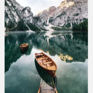 Two In The Lake Canvasprint (30x40 cm) Bon Plan