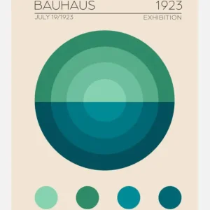 Bauhaus Mavi Daire Canvasprint (30x40 cm) Promotion Saisonnière