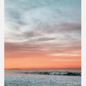 Waves Under Sunset Canvasprint (30x40 cm) Commander Vite