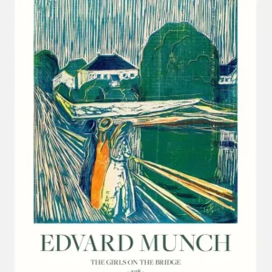 The Girls On The Bridge Canvasprint (30x40 cm) Acheter En Ligne