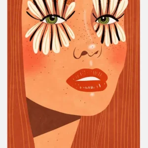 Acheter Direct Flower Eyes Canvasprint (30x40 cm)