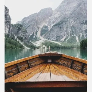 Boat In The Loch Canvasprint (30x40 cm) Expédié Aujourd’hui