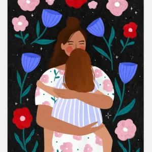 Vente Directe Mum Cuddles Canvasprint (30x40 cm)