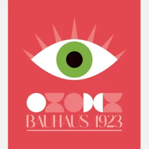 Bauhaus Goz Canvasprint (30x40 cm) Livraison Gratuite
