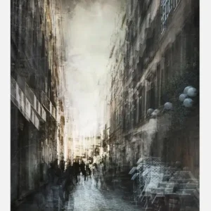 Blury Street Canvasprint (30x40 cm) Expédié Aujourd’hui