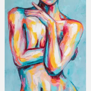Womens Body Painting Canvasprint (30x40 cm) Acheter En Ligne