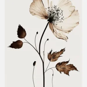 Achat Immédiat The Coffee Flower Canvasprint (30x40 cm)