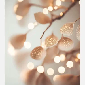 Authentique Tiny Leafs Canvasprint (30x40 cm)