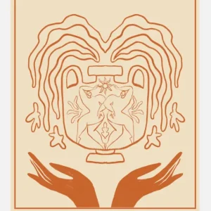 Vessel Collection : Harmony (lineart) Canvasprint (30x40 cm) Paiement Sécurisé