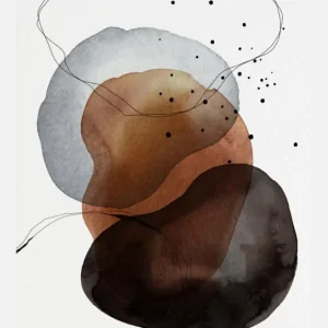 Watercolor Art No 15 Canvasprint (30x40 cm) Nouvel Arrivage